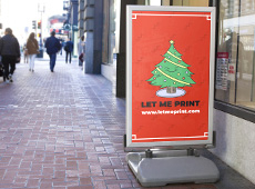 Wetterfeste Plakatständer Wetterfeste Plakatständer