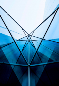 Architecture detail Glass Facade Perspective Modern building Abstract Background